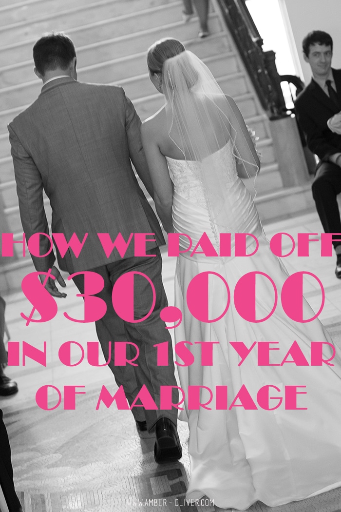 How we paid off $30,000 in our 1st year of marriage