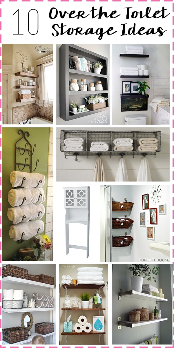 Top 10 floating bathroom shelving ideas