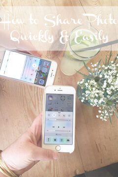 How To Share Photos from iPhone Quickly and Easily // amber-oliver.com