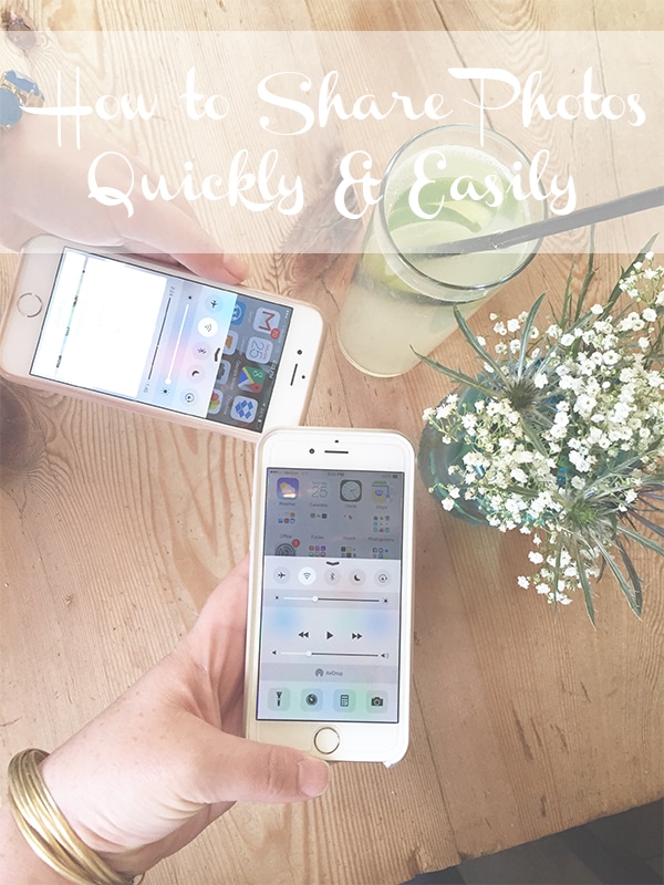 How To Share Photos from iPhone Quickly and Easily // amber-oliver.com