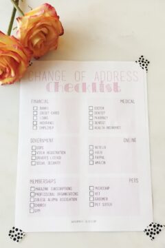 Change of Address Printable from Amber-Oliver.com