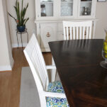 Dining room table and china cabinet redo //amber-oliver.com