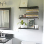 Bathroom shelves // amber-oliver.com