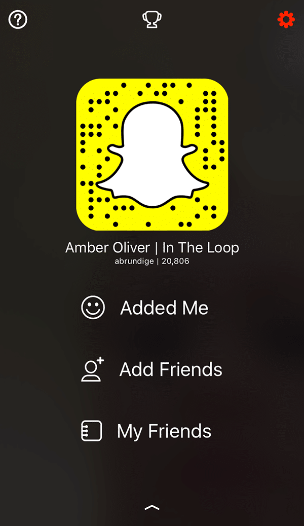 Amber Oliver SnapChat Screenshot