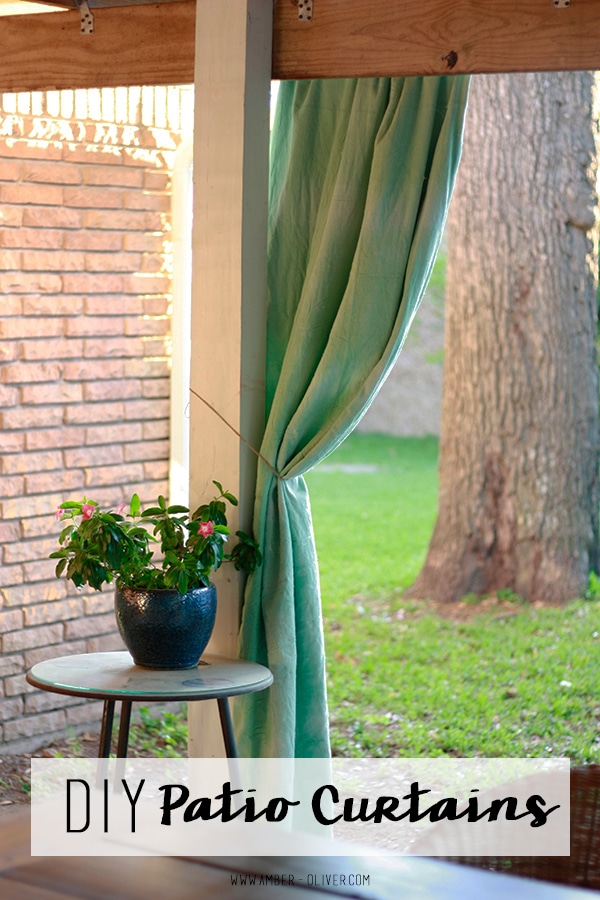 DIY Patio Curtains from Amber-Oliver.com