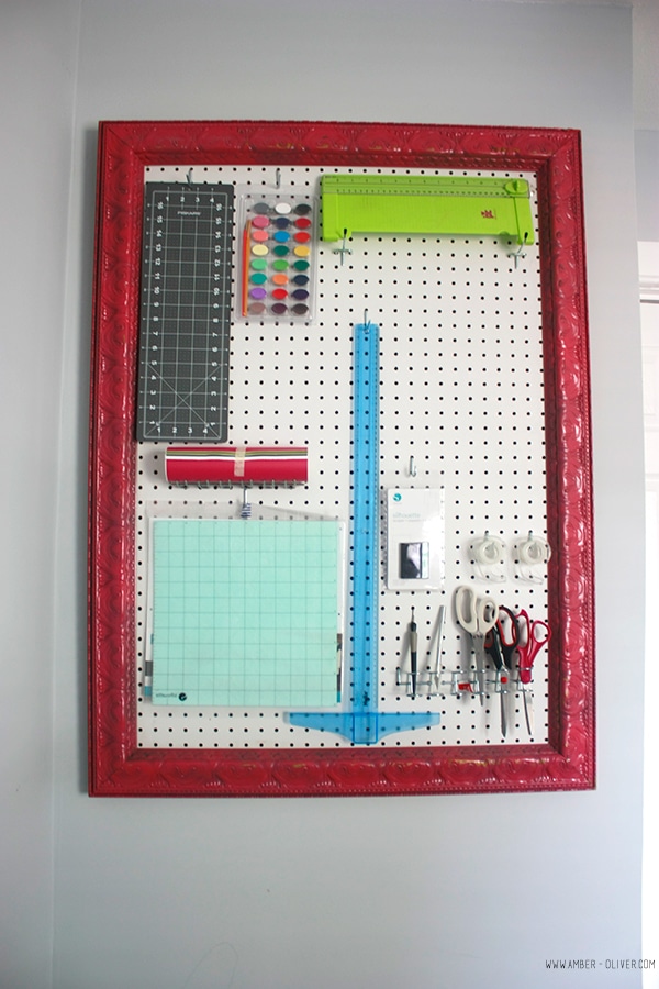 Pegboard Craft Room