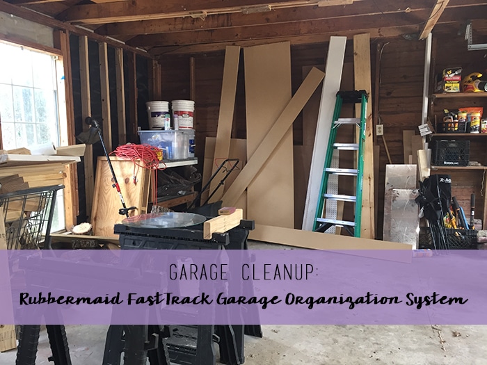 Garage cleanup with Rubbermaid FastTrack Garage Organization System