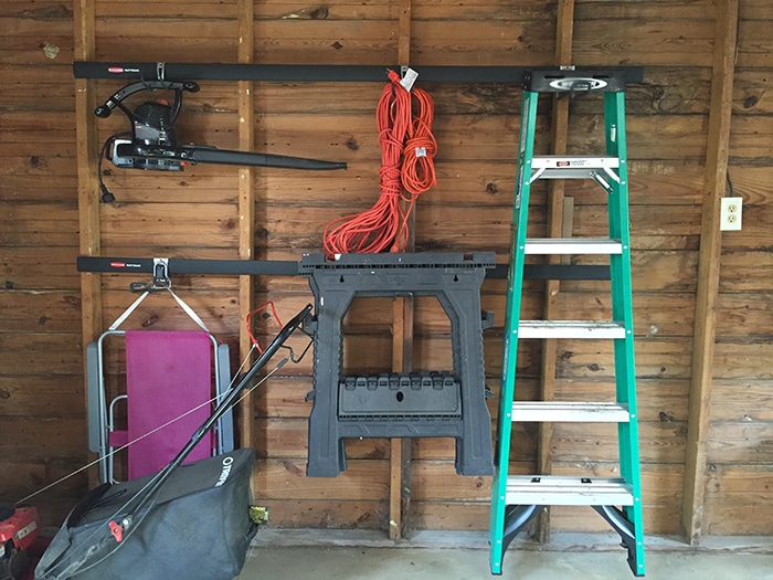 Summer project: organizing our garage with the Rubbermaid® FastTrack® -  Helpful Homemade