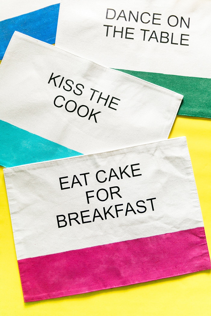 Kate Spade Inspired Placemats