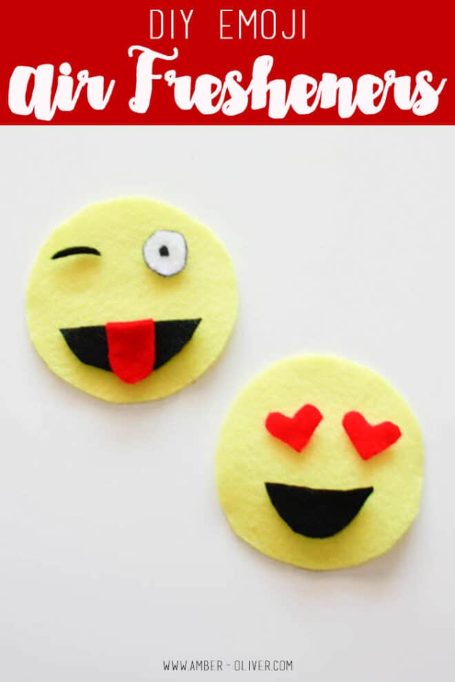 DIY Emoji Air Fresheners