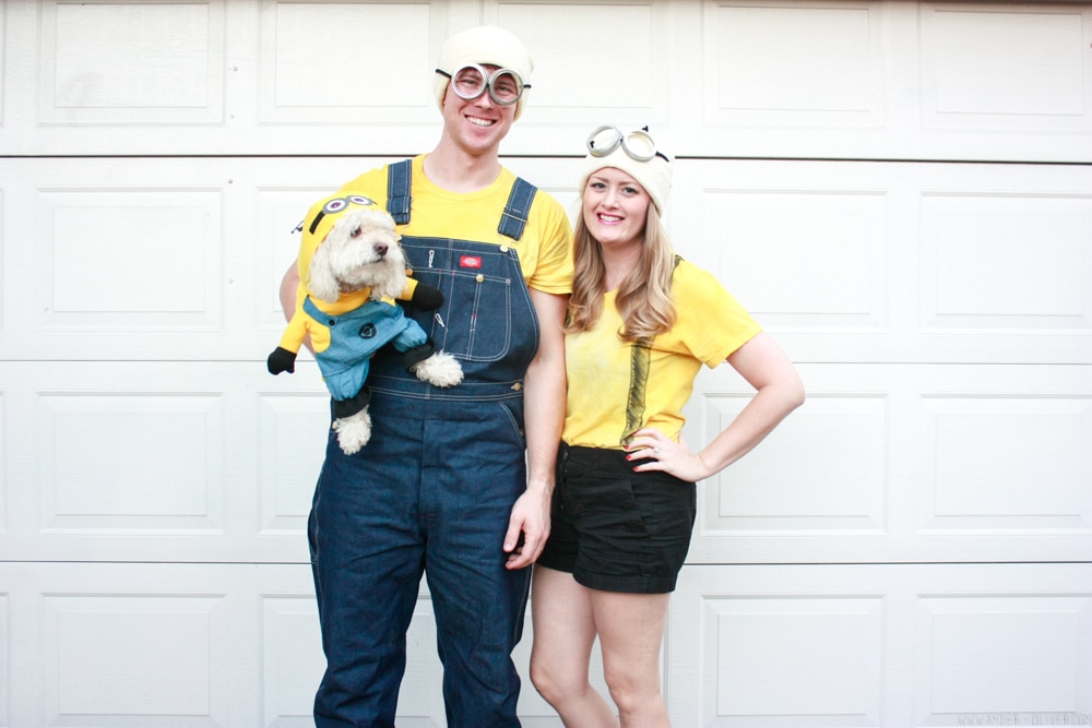 Minion costumes for the whole family! How to make your own DIY minion costumes