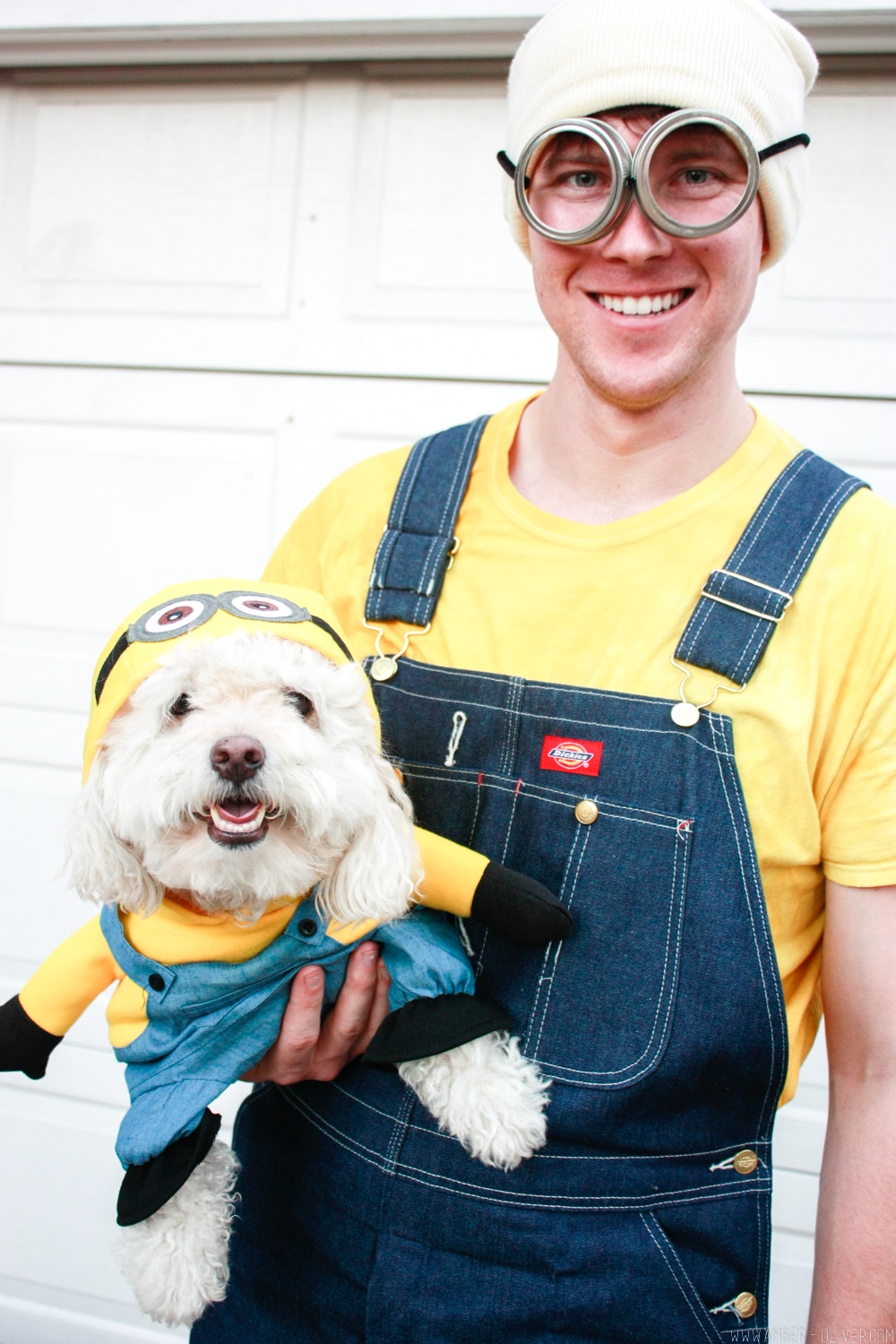 Minion Halloween Costumes the Whole Family (Even Your Dog!) Can Wear   Minion halloween costumes, Diy minion costume, Homemade halloween costumes