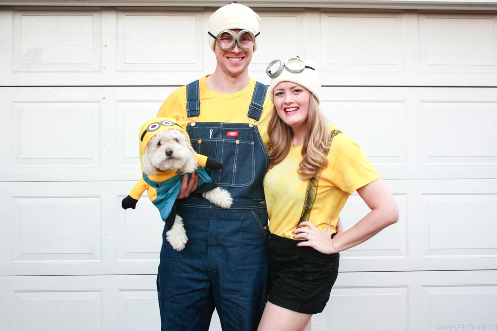 Minion costumes for the whole family! How to make your own DIY minion costumes