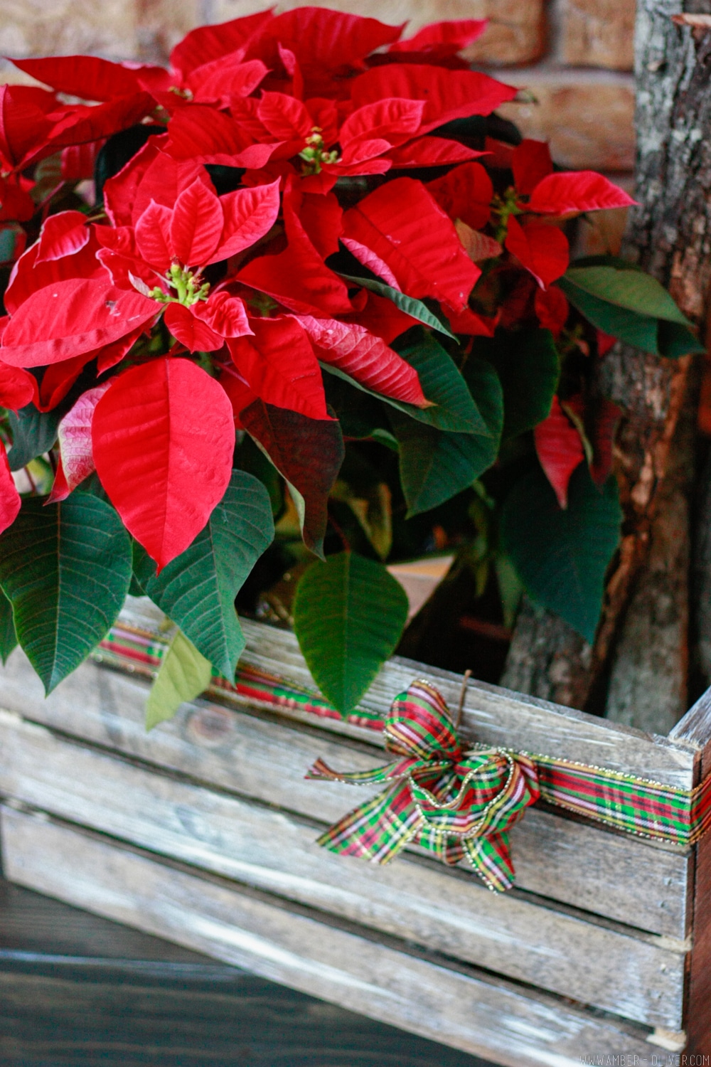 DIY Christmas crate - how to create weather and distressed wood