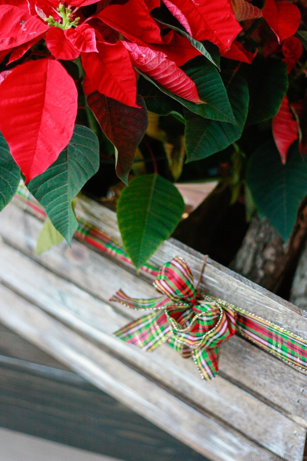 DIY Christmas crate - how to create weather and distressed wood