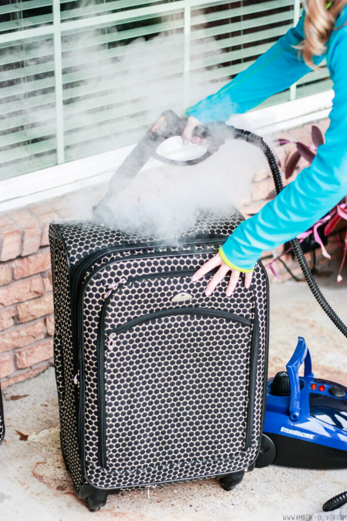 How To Clean Luggage with Homeright SteamMachine