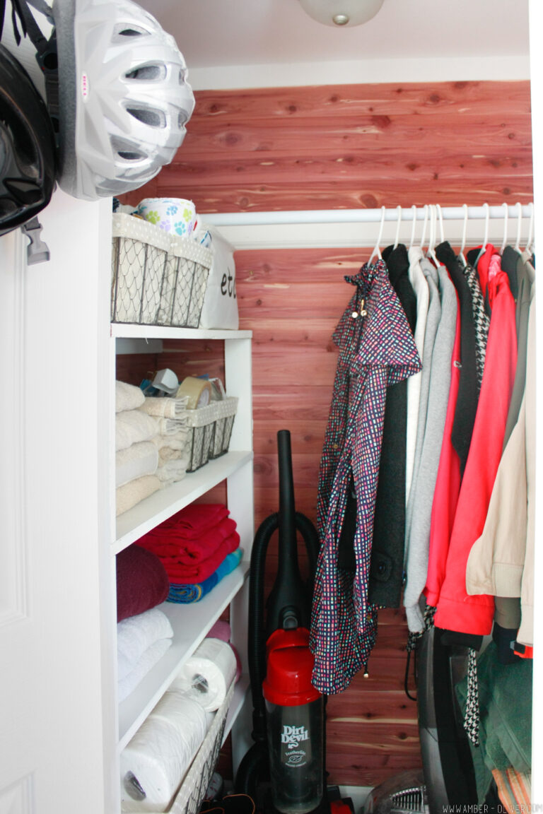Closet Ideas How to do a DIY Cedar Lined Closet