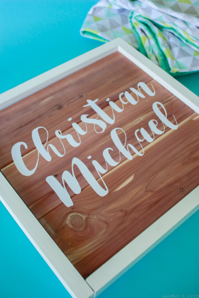 DIY Wood Sign - How to use scrap cedar planks!