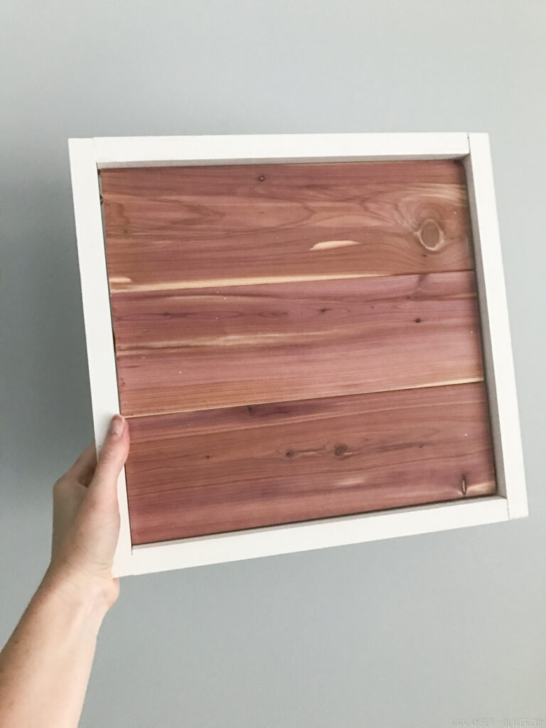 DIY Wood Sign - How to use scrap cedar planks!