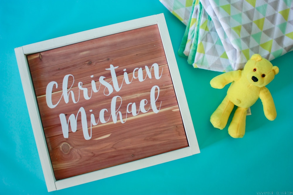 DIY Wood Sign - How to use scrap cedar planks!