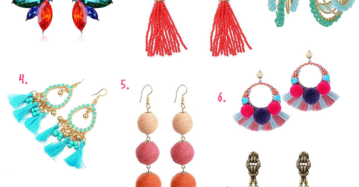 Eclectic statement earrings under $25