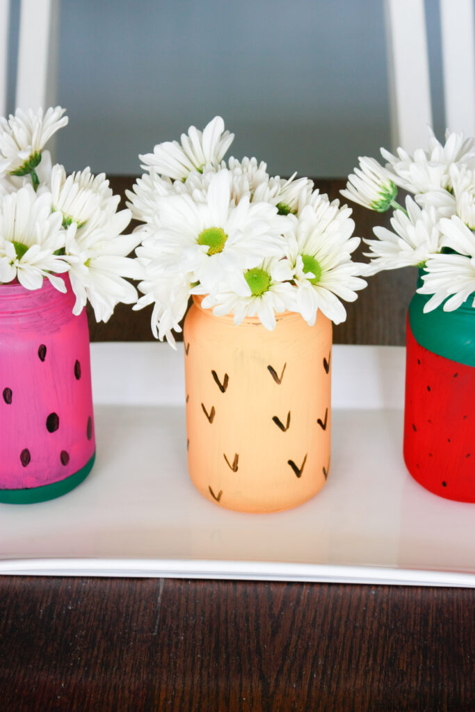 Mason Jar Crafts: Fruit Themed Jars