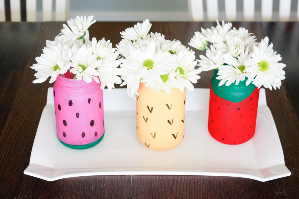 Mason Jar Crafts: Fruit Themed Jars