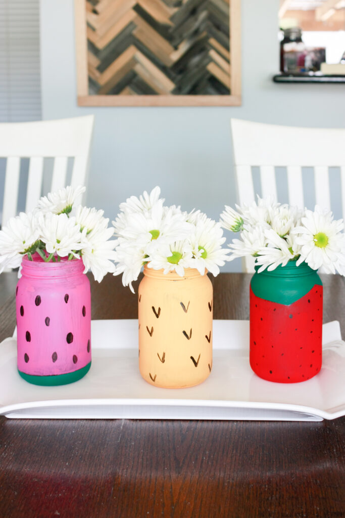 Mason Jar Crafts: Fruit Themed Jars