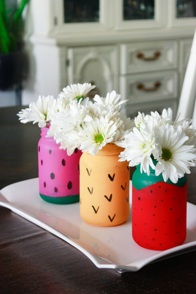 Mason Jar Crafts: Fruit Themed Jars