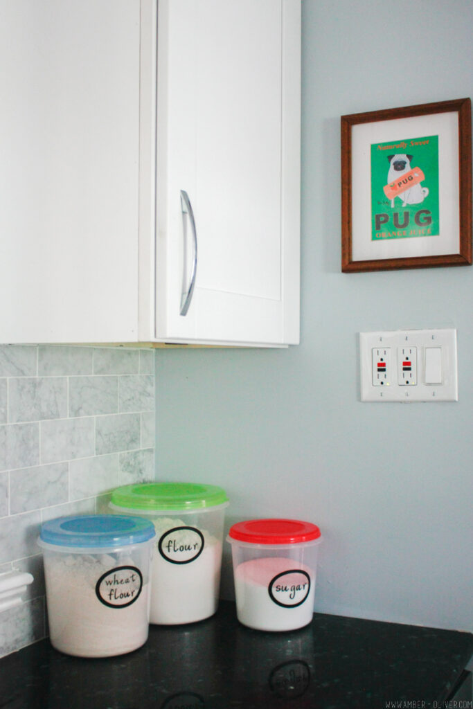 Kitchen Organization Labels - Free vinyl kitchen labels!