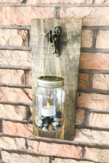 How to make a beautiful DIY Rustic Candle Holders!