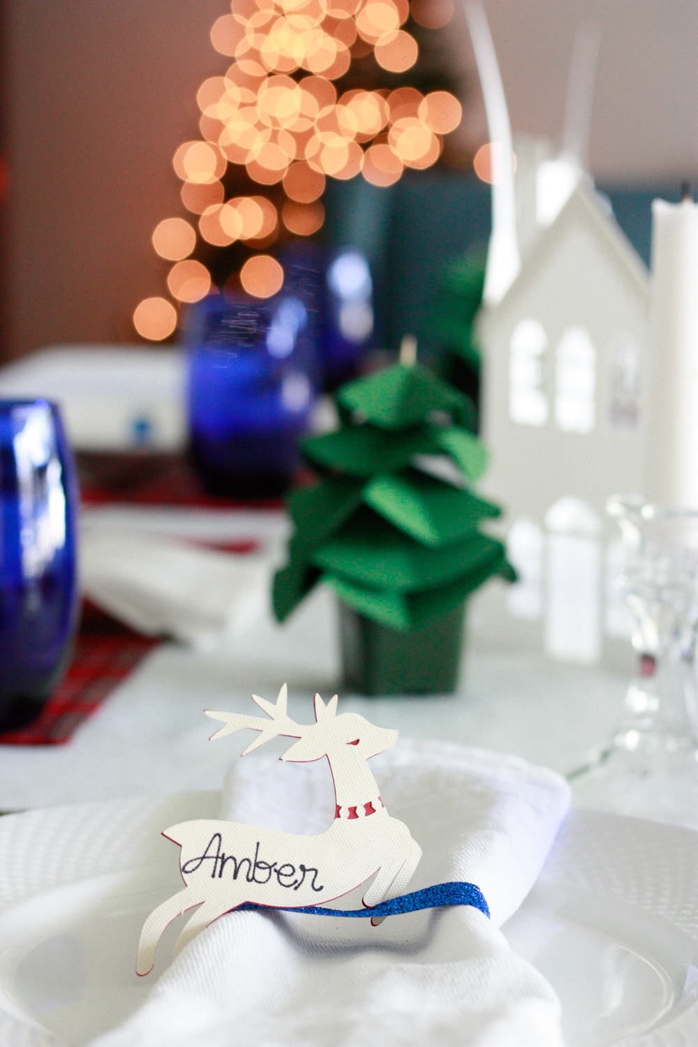 cricut christmas table ideas