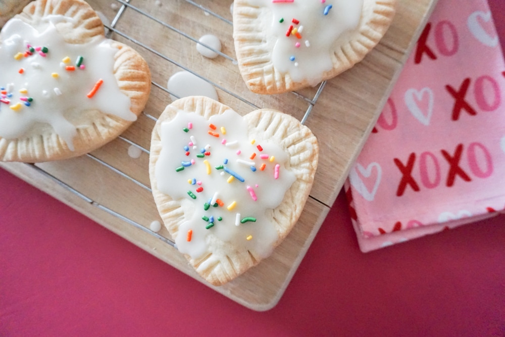 Easy homemade pop tarts! Make your own pop tarts with only TWO ingredients!