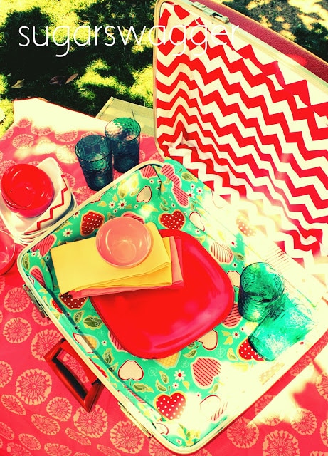 summer camp picnic basket