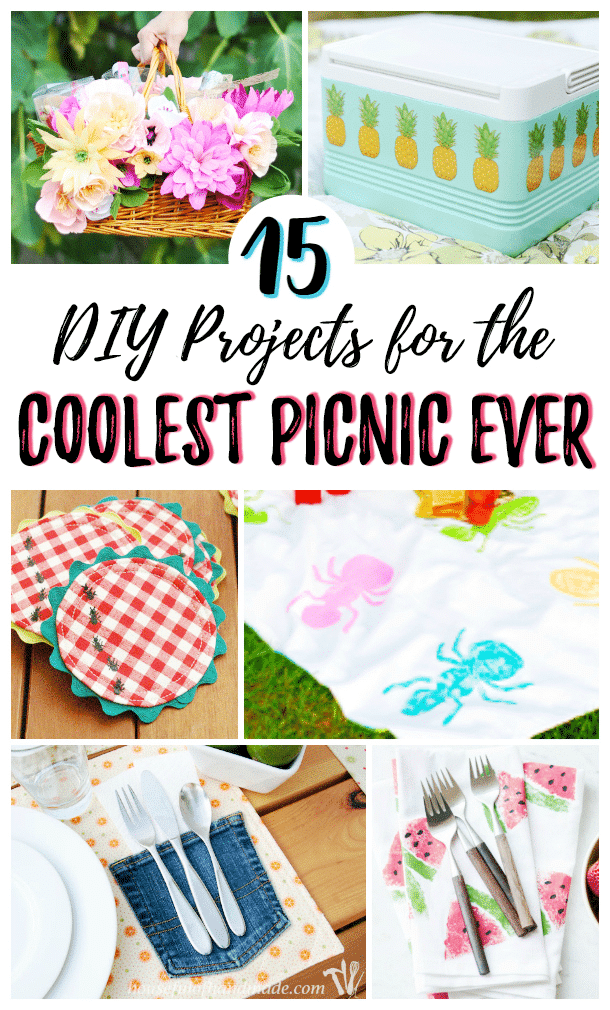 DIY picnic ideas photo collage