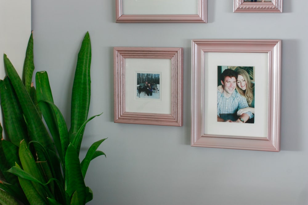 spray painting picture frames how to