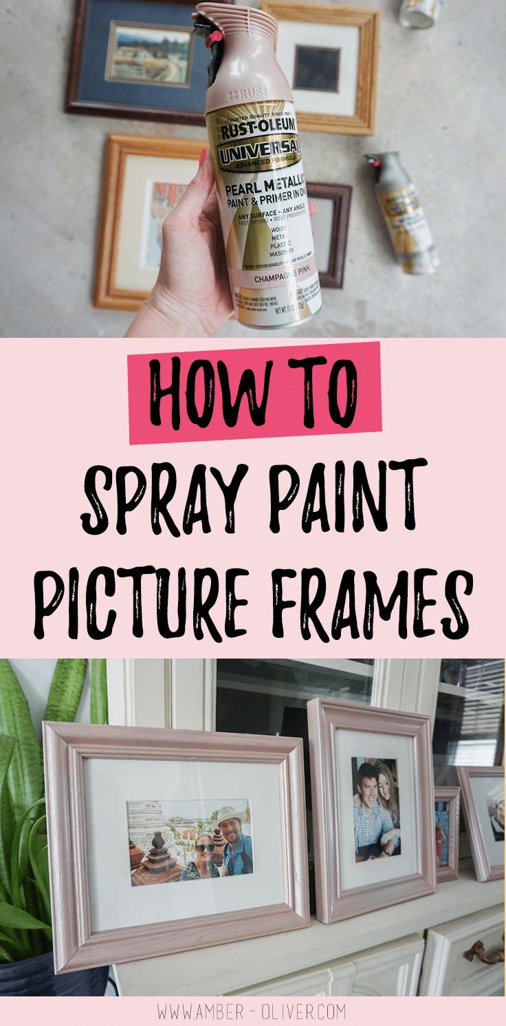 Spray Painting Picture Frames: Thrift Shop Challenge!