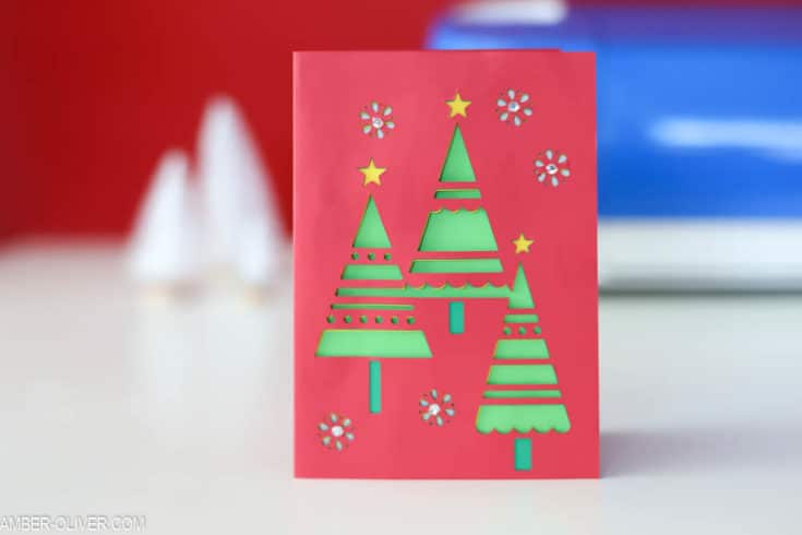 a handmade Christmas card