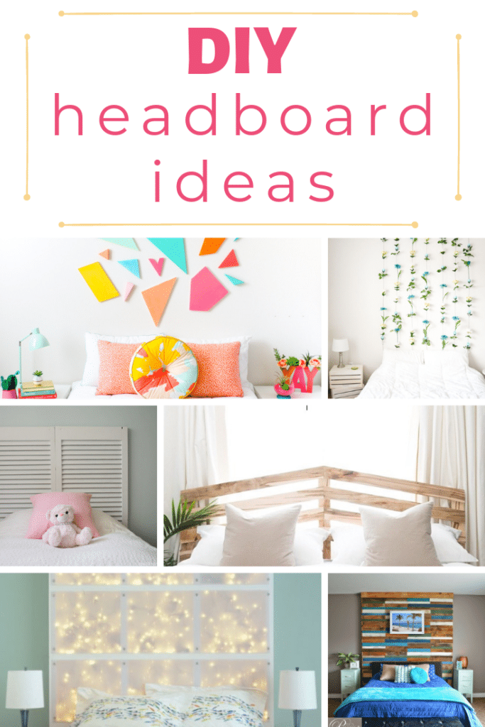 how to make your own DIY headboard - 10 different ideas!