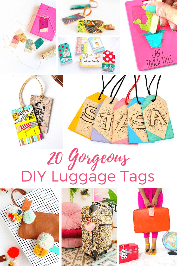 pinterest luggage tags