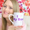 DIY coffee mug "I love my boss!"