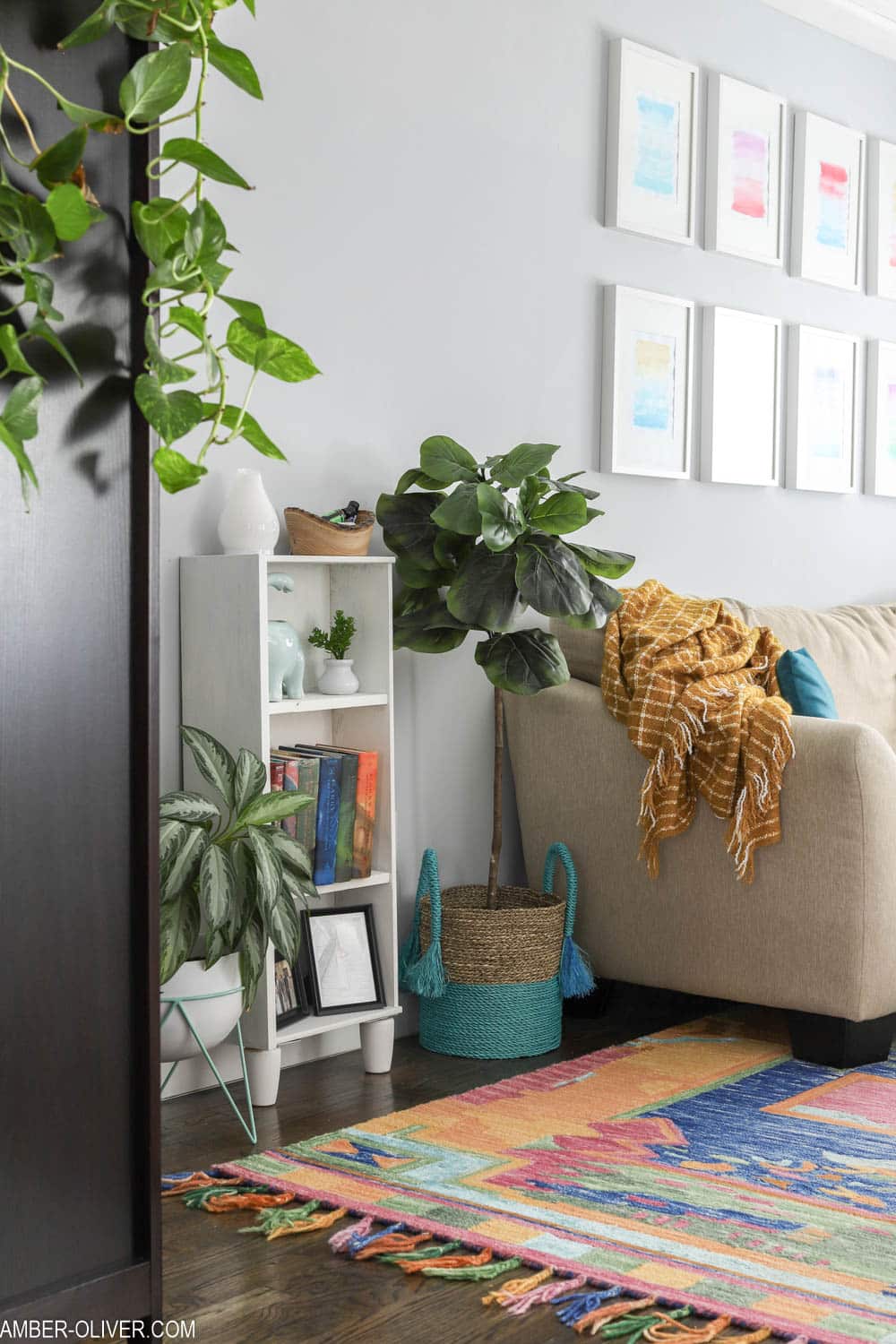 How To Turn Dresser Drawers Into Shelves Amber Oliver