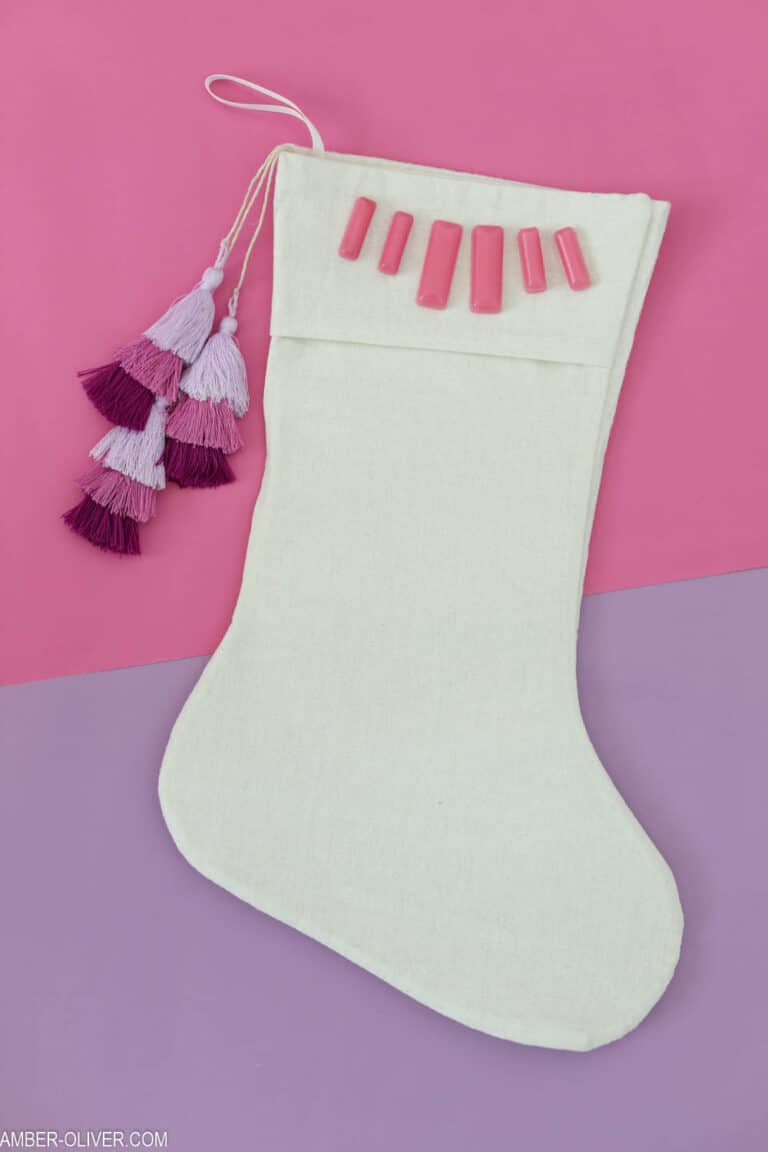 Christmas Stockings with DIY Resin Gems - Amber Oliver