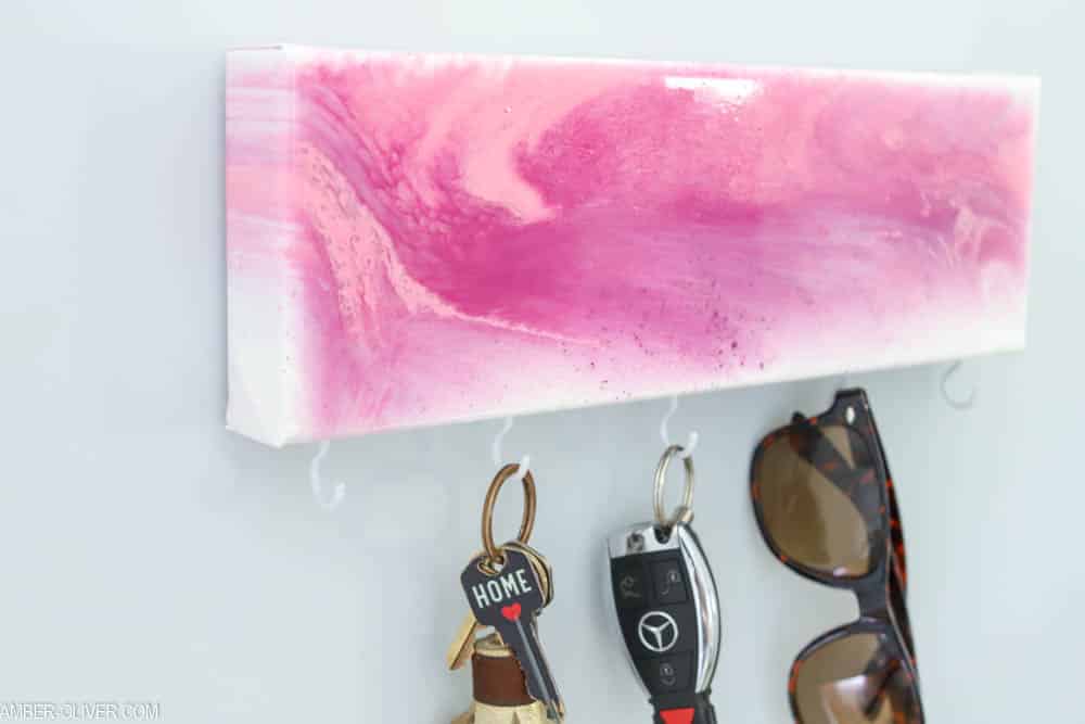 DIY Monogram Resin Keychain - Amber Oliver