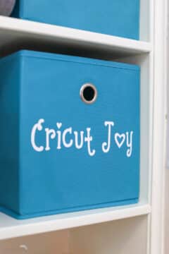 how to store your Cricut JOY