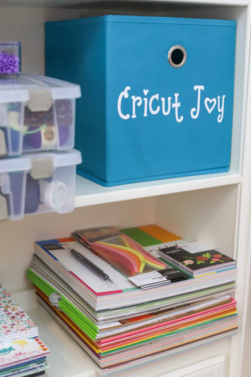 Home Organization Hacks Fabric Storage Bin Labels Amber Oliver