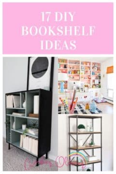 17 Beautiful Bookshelf Ideas To DIY pin