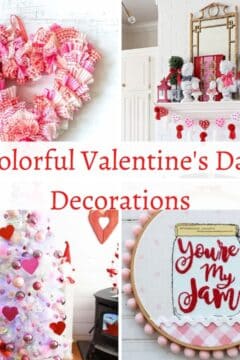 valentine's day decorations collage