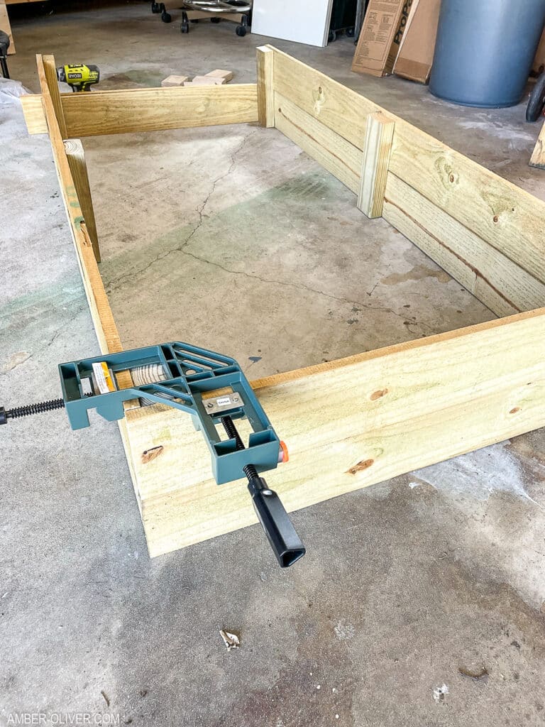 building a wood raised bed
