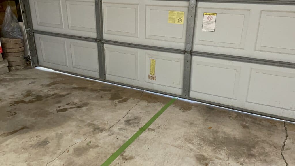 garage door without seal